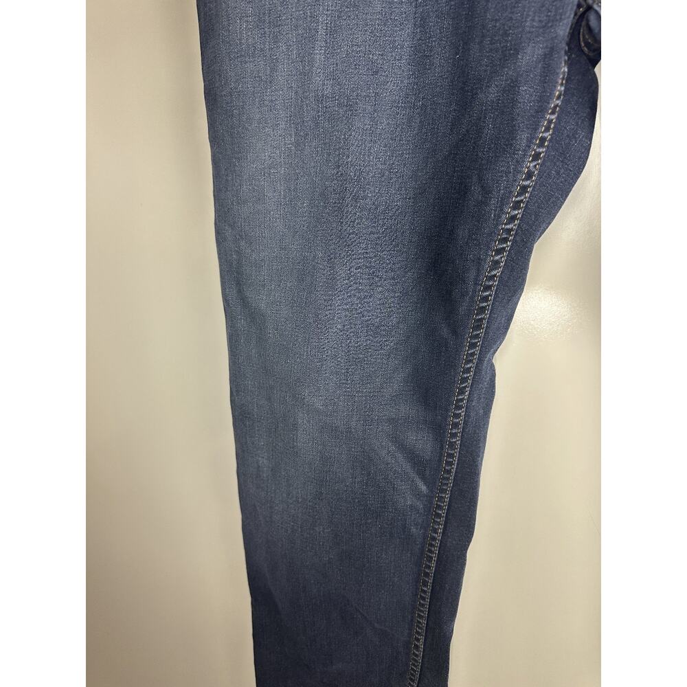 Hudson Sartor Relaxed Skinny Jeans Stretchy Blue Denim Sandblasted Men's Size 38 - Picture 3 of 13